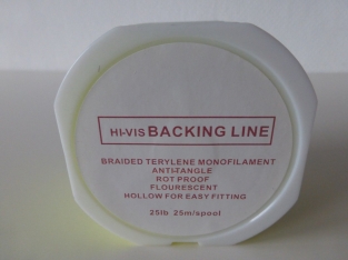 HI -VIS Backing Line 25 meters  Fluo Yellow